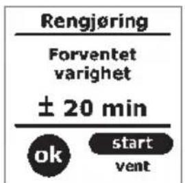 KRUPS Espresseria Automatic EA6990 - Program for automatisk rengjøring av maskinen - total varighet : ca. 20 minutter - 3