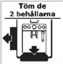 KRUPS Espresseria Automatic EA6990 - Tömning av sumpbehållaren, rengöringsbrickan och droppbrickan - 1