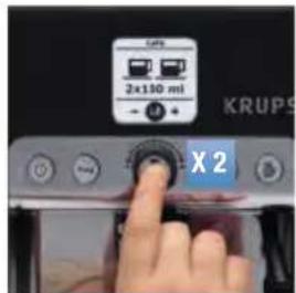 KRUPS Espresseria Automatic EA6990 - Função 2 chávenas - 2