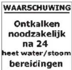 KRUPS Espresseria Automatic EA6990 - Ontkalkingsprogramma -tijdsduur: ongeveer 22 minuten. - 2