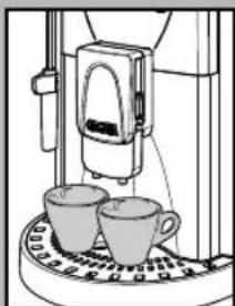 GAGGIA Unica - Note: During the turning off phase, the machine performs a rinse cycle, if a coffee product has been brewed. - 5