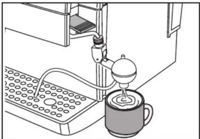 GAGGIA Titanium Plus - Heet water met de cappuccino-inrichting - 2