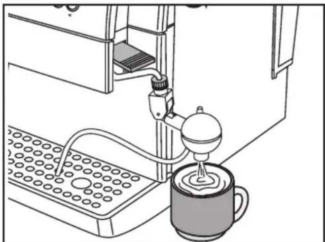 GAGGIA Titanium Plus - Hot water with the cappuccinatore - 1