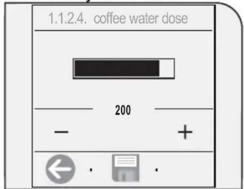 GAGGIA Platinum Vogue - WATER QUANTITY ADJUSTMENT FOR COFFEE BREWING - 2