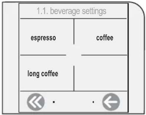 GAGGIA Platinum Vogue - BEVERAGE SETTINGS - 1