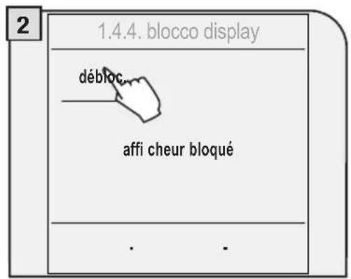 GAGGIA Platinum Vogue - MENU «BLOCAGE AFFICHEUR» - 3