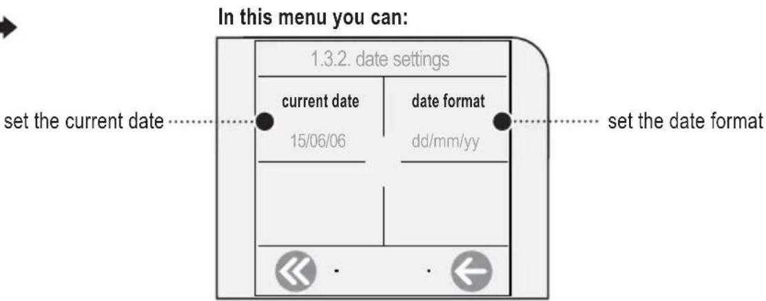 GAGGIA Platinum Vogue - DATE SETTINGS - 2