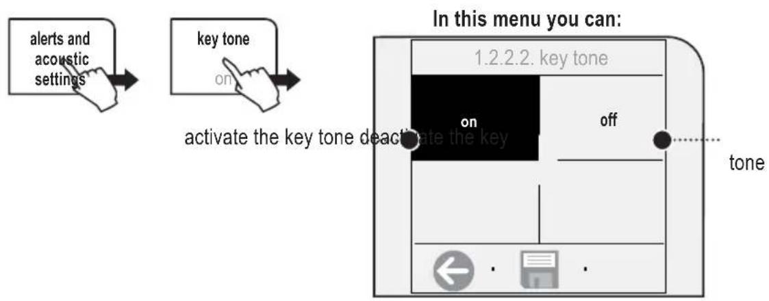 GAGGIA Platinum Vogue - «KEY TONE» MENU - 1