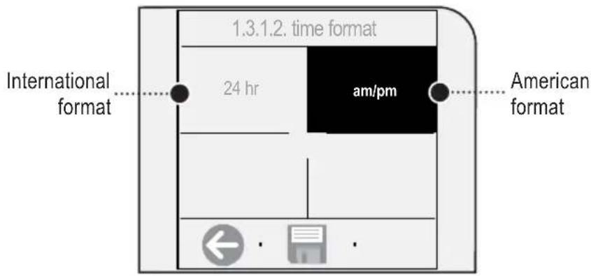 GAGGIA Platinum Vogue - Time format - 2
