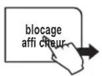 GAGGIA Platinum Vogue - MENU «BLOCAGE AFFICHEUR» - 1