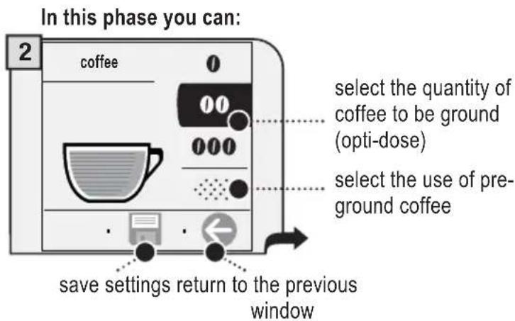GAGGIA Platinum Vogue - ESPRESSO / COFFEE / LONG COFFEE PROGRAMMING - 2