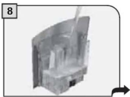 GAGGIA Platinum Swing Up - PENDANT CETTE OPÉRATION, LA PRESENCE D'UNE PERSONNE EST NÉCESSAIRE. ATTENTION! NE JAMAIS UTILISER DE VINAIGRE POUR DÉTARTRER LA MACHINE. - 8