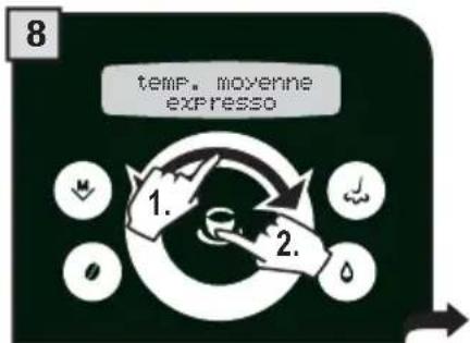 GAGGIA Platinum Swing Up - 2.PROGRAMMATION A PARTIR DU MENU « RÉGLAGE DES BOISSONS » - 9