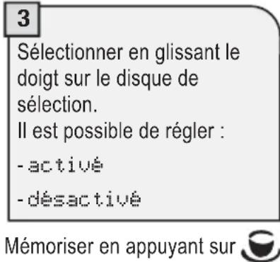 GAGGIA Platinum Swing Up - MENU « ALERTE FiltRE » - 2