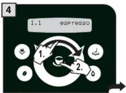 GAGGIA Platinum Swing Up - 2.PROGRAMMING FROM THE "BEVERAGE SETTINGS" MENU - 5