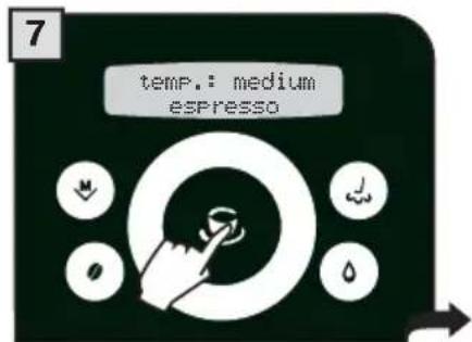 GAGGIA Platinum Swing Up - 2.PROGRAMMING FROM THE "BEVERAGE SETTINGS" MENU - 9