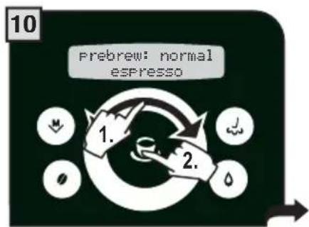 GAGGIA Platinum Swing Up - 2.PROGRAMMING FROM THE "BEVERAGE SETTINGS" MENU - 12