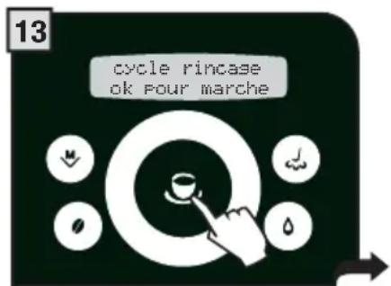 GAGGIA Platinum Swing Up - PENDANT CETTE OPÉRATION, LA PRESENCE D'UNE PERSONNE EST NÉCESSAIRE. ATTENTION! NE JAMAIS UTILISER DE VINAIGRE POUR DÉTARTRER LA MACHINE. - 13