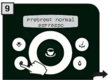 GAGGIA Platinum Swing Up - 2.PROGRAMMING FROM THE "BEVERAGE SETTINGS" MENU - 11