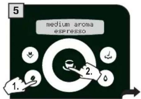 GAGGIA Platinum Swing Up - 2.PROGRAMMING FROM THE "BEVERAGE SETTINGS" MENU - 7