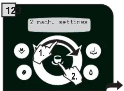 GAGGIA Platinum Swing Up - "LANGUAGE" MENU - 2