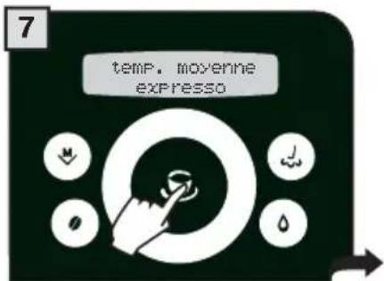 GAGGIA Platinum Swing Up - 2.PROGRAMMATION A PARTIR DU MENU « RÉGLAGE DES BOISSONS » - 8