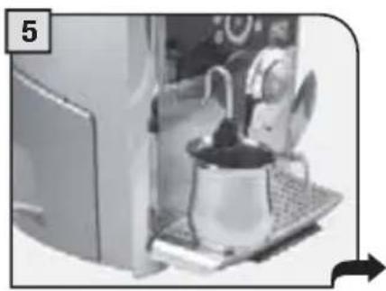 GAGGIA Platinum Swing Up - PENDANT CETTE OPÉRATION, LA PRESENCE D'UNE PERSONNE EST NÉCESSAIRE. ATTENTION! NE JAMAIS UTILISER DE VINAIGRE POUR DÉTARTRER LA MACHINE. - 5