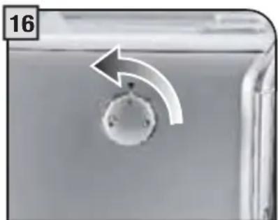 GAGGIA Platinum Swing Up - PENDANT CETTE OPÉRATION, LA PRESENCE D'UNE PERSONNE EST NÉCESSAIRE. ATTENTION! NE JAMAIS UTILISER DE VINAIGRE POUR DÉTARTRER LA MACHINE. - 16