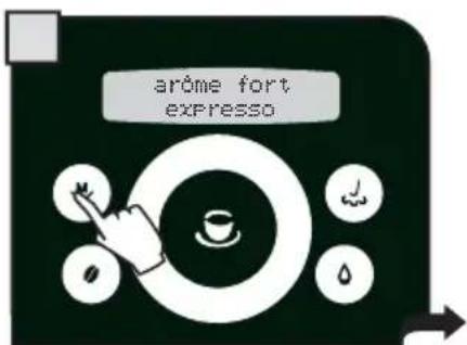 GAGGIA Platinum Swing Up - 2.PROGRAMMATION A PARTIR DU MENU « RÉGLAGE DES BOISSONS » - 4