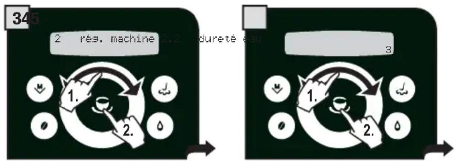 GAGGIA Platinum Swing Up - MENU « DURETE DE L'EAU » - 4