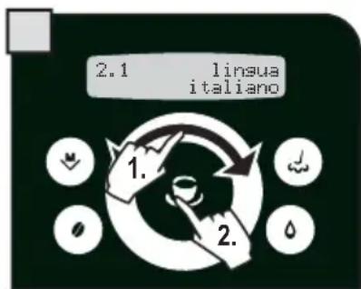GAGGIA Platinum Swing Up - "LANGUAGE" MENU - 4