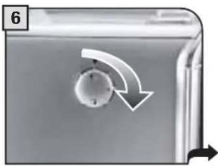 GAGGIA Platinum Swing Up - PENDANT CETTE OPÉRATION, LA PRESENCE D'UNE PERSONNE EST NÉCESSAIRE. ATTENTION! NE JAMAIS UTILISER DE VINAIGRE POUR DÉTARTRER LA MACHINE. - 6