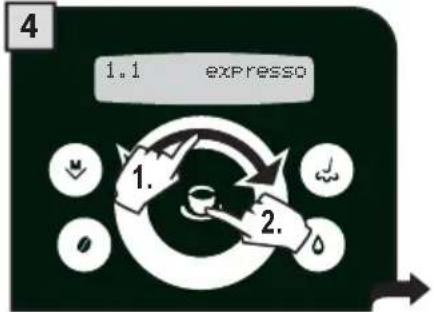 GAGGIA Platinum Swing Up - 2.PROGRAMMATION A PARTIR DU MENU « RÉGLAGE DES BOISSONS » - 3