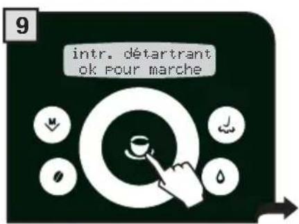 GAGGIA Platinum Swing Up - PENDANT CETTE OPÉRATION, LA PRESENCE D'UNE PERSONNE EST NÉCESSAIRE. ATTENTION! NE JAMAIS UTILISER DE VINAIGRE POUR DÉTARTRER LA MACHINE. - 9