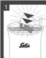 Solis Barista Pro 114 - FILTER, SIEBTRAGER UND BRUHGRUPPE REINIGEN/SÄUBERN - 1