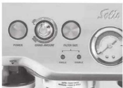 Solis Barista Pro 114 - QUANTITE DE CAFE MOULU PREREGLEE -POUR UNE OU DEUX TASSES - 3