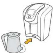 Keurig KCup 2.0 Brewer K550 - CAUTION: Make sure the Keurig Carafe is empty before each use. - 1