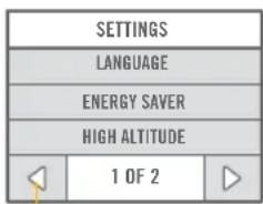 Keurig KCup 2.0 Brewer K350 - SETTINGS MENU - 2