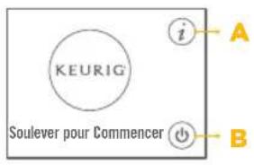 Keurig KCup 2.0 Brewer K350 - COMMANDES DE L'ÉCRAN TACTILE - 1