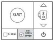 Keurig KCup 2.0 Brewer K450 - Select a Brew Size. Select STRONG if desired. (STRONG setting is for coffee.) - 2