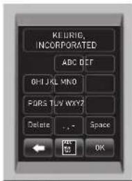 Keurig OfficePRO Premier B155 - Réglage des coordonnées - 2