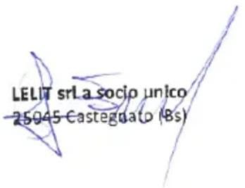 Lelit Victoria PL91T - Déclaration de CONFORMITE CE - 1