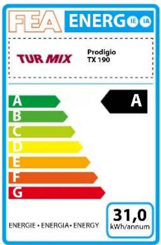 Turmix Nespresso Prodigio - C70 Specifications/ C70 Spécifications techniques - 1