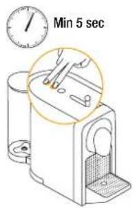 Turmix Nespresso Prodigio - Reset to Factory Settings / Restauration des réglages par défaut - 1
