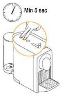 Turmix Nespresso Prodigio - Ripristino delle impostazioni di fabbrica - 1