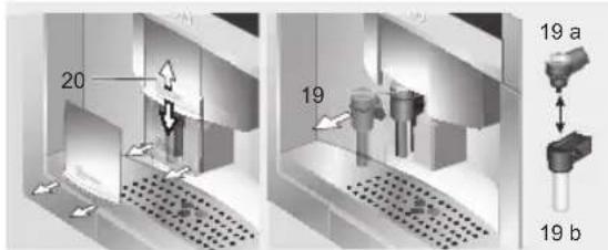 NEFF CV 7760 N - Cleaning the milk system: - 1