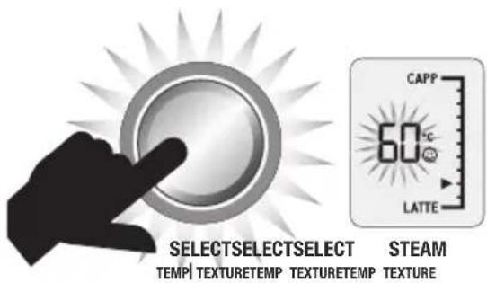 SAGE The Oracle BES980 - EINSTELLUNG DER MILCHTEMPERATUR - 1