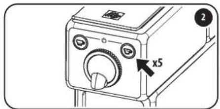 ILLY X3 - COMO RETORNAR A MÁQUINA ÀS CONFIGURAÇÕES DE FÁBRICA - 1