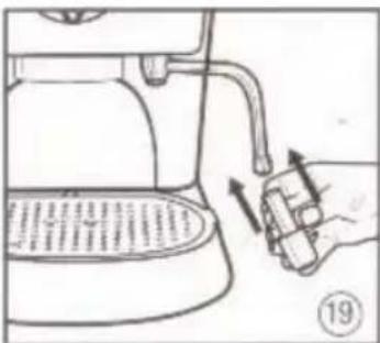 Aroma CappuLatté AEM646 - Frothing the Milk: (Detailed directions on page 12) - 2