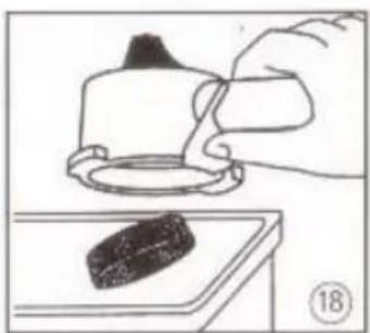 Aroma CappuLatté AEM646 - Frothing the Milk: (Detailed directions on page 12) - 1